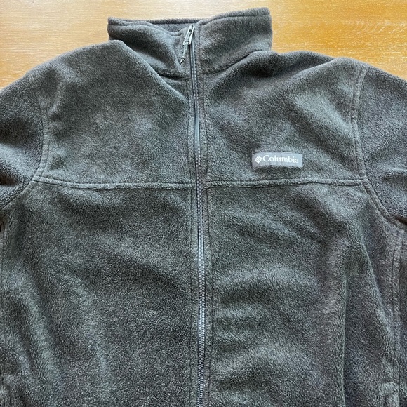 Columbia Full Zip Fleece Grey MENS Jacket Sz Medium Great preowned condition - Picture 2 of 7